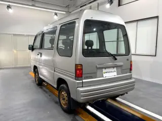 Gray 1997 Subaru Sambar Van, 5-Speed Manual, imported JDM van, stock KTD-0916 (photo 4)