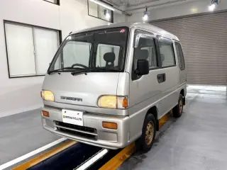 Gray 1997 Subaru Sambar Van, 89,200 miles, EN07 660 cc, stock KTD-0916 (photo 2)