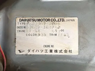 1998 Daihatsu Hijet Van — Blue 2WD JDM Vans, photo 31 of 32