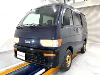 Blue 1998 Daihatsu Hijet Van, 73,500 miles, EF 660 cc, stock KTD-0919 (photo 2)