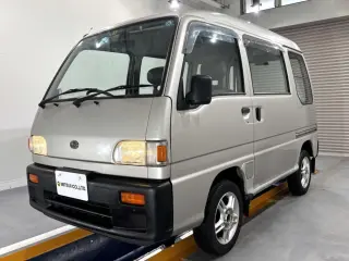 Gold 1998 Subaru Sambar Van, 64,100 miles, EN07 660 cc, stock KTD-0925 (photo 2)