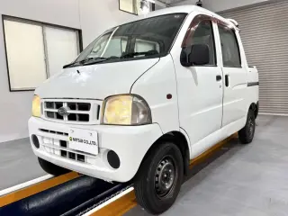 White 1999 Daihatsu Hijet Deck Van, 116,300 miles, EF 660 cc, stock KTD-0926 (photo 2)