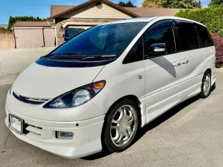 2000 Toyota Estima 3.0 Aeras FWD, Alloy’s, AC, PS, PW, PL, 8-Pass, Auto — White Pearl Mica JDM Vans, photo 3 of 9