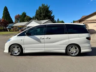 2000 Toyota Estima 3.0 Aeras FWD, Alloy’s, AC, PS, PW, PL, 8-Pass, Auto — White Pearl Mica JDM Vans, photo 4 of 9