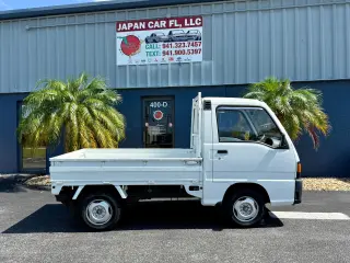 White 1991 Subaru Sambar, 16,000 miles, 660cc, stock KTD-0027 (photo 10)