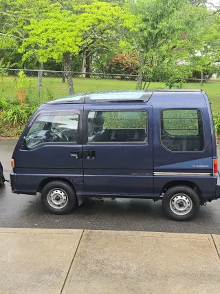 1992 Subaru Sambar — Blue RWD Kei Trucks, photo 2 of 11