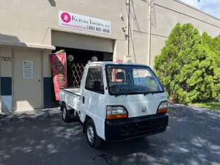 1994 Honda Acty SDX Kei Mini Truck — White Kei Trucks, photo 1 of 16