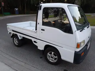 White 1994 Subaru Sambar, Manual, imported kei truck, stock KTD-0042 (photo 4)