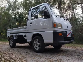 White 1994 Subaru Sambar, Manual, imported kei truck, stock KTD-0042 (photo 12)