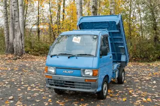 1995 Daihatsu Hijet Climber Dump Truck — Blue 4WD Kei Trucks, photo 1 of 12