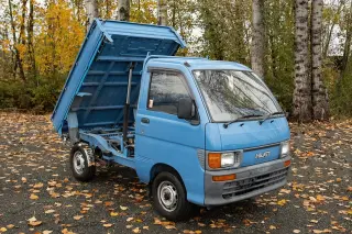 1995 Daihatsu Hijet Climber Dump Truck — Blue 4WD Kei Trucks, photo 8 of 12