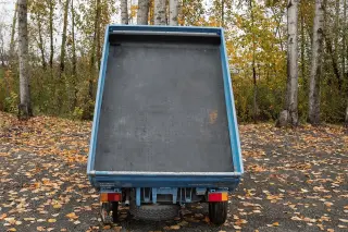 1995 Daihatsu Hijet Climber Dump Truck — Blue 4WD Kei Trucks, photo 11 of 12