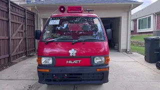 1995 Daihatsu Hijet — Red 4WD Kei Trucks, photo 2 of 25