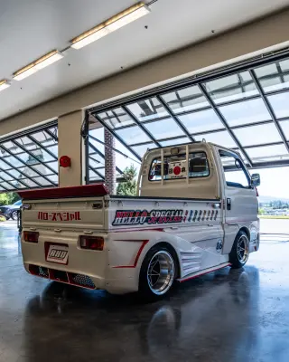 White 1995 Honda Acty RWD kei truck for sale, stock KTD-0049 (photo 5)