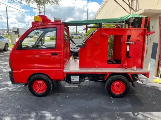 1995 Mitsubishi Minicab Fire Truck — Red Kei Trucks, photo 4 of 18