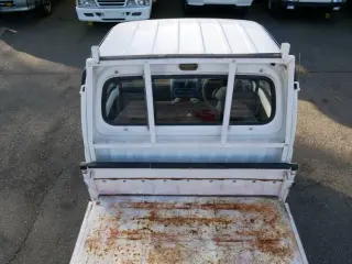 White 1995 Subaru Sambar Dump Truck, 5-Speed Manual, imported kei truck, stock KTD-0054 (photo 84)