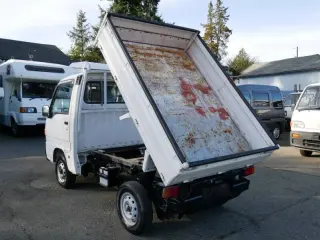 White 1995 Subaru Sambar Dump Truck kei truck for sale, stock KTD-0054 (photo 61)