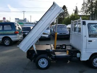 White 1995 Subaru Sambar Dump Truck, 38,250 miles, I4 0.7, stock KTD-0054 (photo 30)