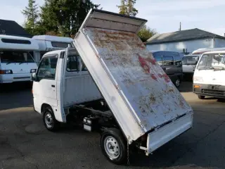 White 1995 Subaru Sambar Dump Truck, 5-Speed Manual, imported kei truck, stock KTD-0054 (photo 20)