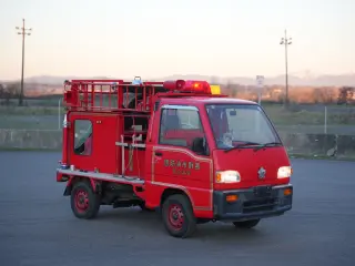 1995 Subaru Sambar — Red 4WD Kei Trucks, photo 1 of 53