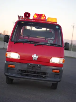 1995 Subaru Sambar — Red 4WD Kei Trucks, photo 9 of 53