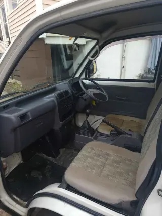 White 1996 Mitsubishi Minicab 4x4, 23,121 miles, 3 cylinder, stock KTD-0059 (photo 6)