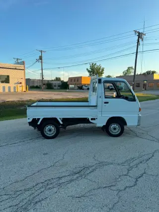 White 1996 Subaru Sambar Special II, Manual, imported kei truck, stock KTD-0061 (photo 16)
