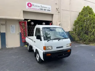 1996 Suzuki Carry 4WD Mini Truck — White Kei Trucks, photo 1 of 16