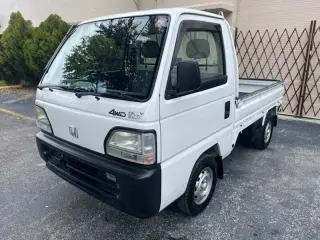 1997 Honda ACTY 4WD SDX Mini Truck — White RWD Kei Trucks, photo 3 of 17