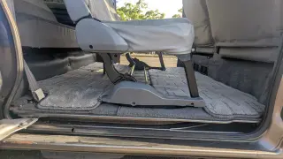 Two-Tone Clear Water Blue Metallic / Charcoal 1997 Subaru Domingo, 61,800 miles, I3 1.2L, stock KTD-0073 (photo 10)