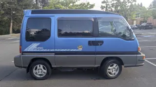 1997 Subaru Domingo, Kei Van, right-hand drive Japanese import, stock KTD-0073 (photo 3)