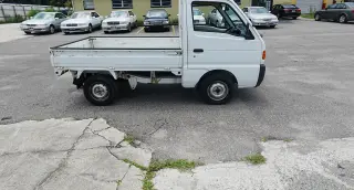 White 1997 Suzuki Carry kei truck for sale, stock KTD-0075 (photo 1)