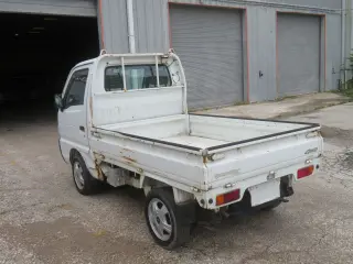 White 1997 Suzuki Carry 4WD, 78,398 miles, 660cc SOHC I3 (F6A), stock KTD-0077 (photo 6)
