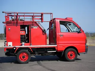 1998 Mitsubishi Minicab — Red 4WD Kei Trucks, photo 18 of 37