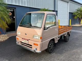 1998 Subaru Sambar, Kei Truck / Mini Truck, right-hand drive Japanese import, stock KTD-0084 (photo 3)
