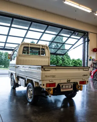 White 1998 Suzuki Carry, Manual, imported kei truck, stock KTD-0088 (photo 8)