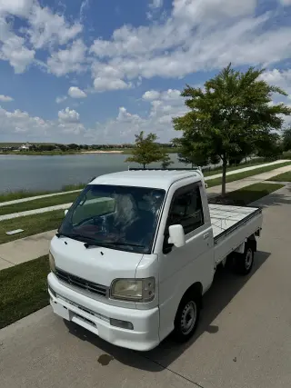 White 1999 Daihatsu Hijet, 90,000 miles, 3 cylinder, stock KTD-0091 (photo 2)