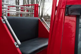 1999 Daihatsu Hijet Fire Truck — Red 4WD Kei Trucks, photo 13 of 15