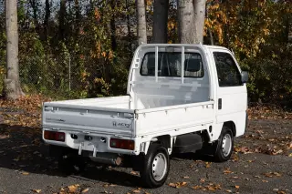 White 1999 Honda Acty SDX, Manual, imported kei truck, stock KTD-0099 (photo 8)