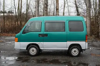 Green 1999 Subaru Sambar Dias, 83,413 miles, EN07 660cc 4 Cylinder, stock KTD-0102 (photo 14)
