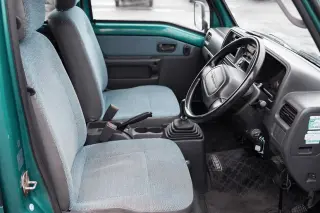 Green 1999 Subaru Sambar Dias 4WD kei van for sale, stock KTD-0102 (photo 13)