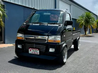 1999 Suzuki Carry — Black RWD Kei Trucks, photo 2 of 17