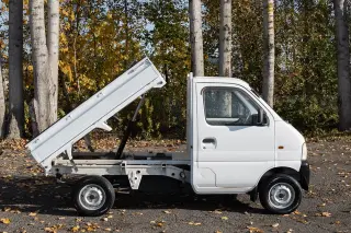 White 1999 Suzuki Carry Dump Truck, 53,000 miles, F6A, stock KTD-0104 (photo 10)