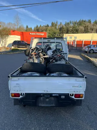 2000 Subaru Sambar — White 4WD Kei Trucks, photo 3 of 10