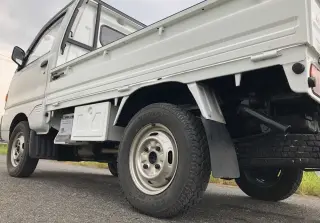 White 1991 Mitsubishi Minicab Truck 4WD kei truck for sale, stock KTD-0212 (photo 5)