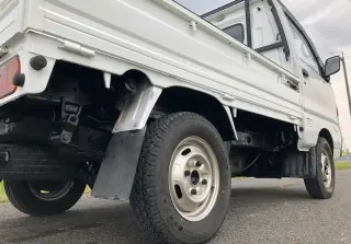 White 1991 Mitsubishi Minicab Truck, 40,347 miles, 3G83, stock KTD-0212 (photo 6)