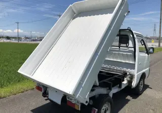 White 1991 Suzuki Carry Mini Dump Truck, 4-Speed Manual, imported mini dump truck, stock KTD-0126 (photo 4)