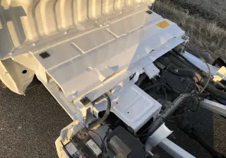 White 1994 Daihatsu Hijet Mini Dump Truck, 60,449 miles, EFClimber, stock KTD-0134 (photo 6)