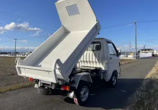 White 1994 Daihatsu Hijet Mini Dump Truck, 5-Speed Manual, imported mini dump truck, stock KTD-0135 (photo 4)