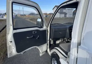 White 1994 Daihatsu Hijet Mini Dump Truck, 5-Speed Manual, imported mini dump truck, stock KTD-0135 (photo 8)